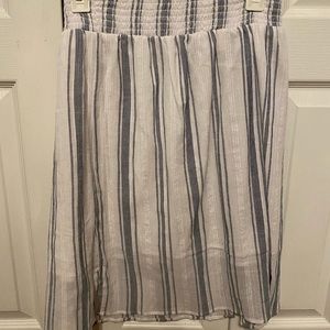 Universal thread lined striped skirt